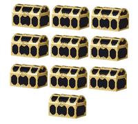 MAGICLULU 10 Piezas Juguetes Piratas Para Mini Cofre Del Tesoro Cofre Del Tesoro Pirata De Plástico Decorativos Vintage Para Regalar y Manualidades