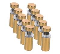 MAGICLULU 10 Piezas Tornillos Separadores Inoxidable para Montaje de Carteles para Exposiciones Oficinas y Tiendas