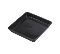 MAGICLULU 10 Unidades Bandeja Cuadrada Resistente al Calor para Macetas de Resina Negra Bonsáis, Adecuado para Uso Interior y Exterior