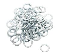 MAGICLULU 100 Arandelas Metálicas para Soporte de Rueda de Monopatín Espaciadores de Rodamientos de Alta Compresión para Longboard y Tabla de Surf Accesorios de Hardware para Patineta