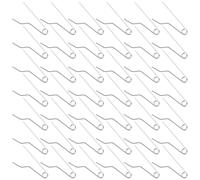 MAGICLULU 100 Piezas de Alfileres de Seguridad Planos de Hierro Broche Trasero para Manualidades, Accesorios de Joyería Diy, Pasadores de Barra Resistentes y Seguros para Medallas y Cintas