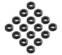 MAGICLULU 100 Piezas de Junta Tórica de Goma Negra para Tubos y Ejes, Protector de Cable Absorción de Vibraciones y Resistencia a Aceite Mineral, Adecuado para Uso Industrial