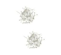 MAGICLULU 100 Piezas Horquillas Pinzas De Cabello Pasadores De Pelo De Plata Pinzas Para El Cabello Pinzas Plateadas Para El Cabello Pasador De Pelo Ola Emitir Tarjeta