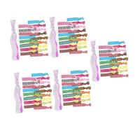 MAGICLULU 100 Piezas Lazos Para El Cabello a Granel Lazo De Pelo De Seda Gemas Para El Cabello Para Mujeres Lazos Para El Cabello Sin Arrugas Tela Atar Una De Las Mujeres Ola Nylon