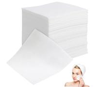 MAGICLULU 100 Piezas Unidades Almohadillas Desmaquillantes No Tejidas Suaves para Limpieza Facial sin Irritación