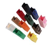 MAGICLULU 11piezas Bolsa para Botellas de Vino de Papel con Asa Bolsas de Obsequio para Vino de Unidades para Celebraciones de Navidad Bodas y Fiestas