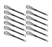 MAGICLULU 12 Batidores para Teñir el Cabello Negros, Mini Mezcladores de Coloración Reutilizables, Herramienta para Mezclar Tinte y Crema, Accesorios para Salón y Uso Doméstico Reutilizable