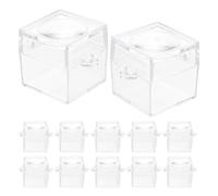MAGICLULU 12 Piezas Caja de Insectos para Observación Lupa, Contenedor Abs Transparente para Explorar Insectos y Estimular la Imaginación Naturaleza