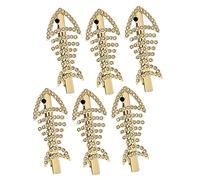 MAGICLULU 12 Piezas Clip De Espina De Pescado Lindos Accesorios Para El Cabello Pinzas Para El Cabello De Las Niñas Pinzas Para El Cabello Metálicas Clip De Explosión Chica Simple