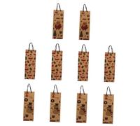 MAGICLULU 12 Uds Bolsa De Vino De Cuero Navideña Elementos Navideños Bolsa para Botellas Decoraciones De Mesa Bolsa De Regalo Navideña Bolsas De Regalo Navideñas Bolsa De Vino Navideña