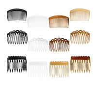 MAGICLULU 12piezas Peines Retro Cabello Peinetas Laterales Vintage Dientes Accesorios para Moño y Recogidos para Peinados de Novia y Fiesta