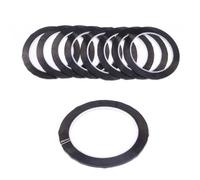 MAGICLULU 16 Cintas Adhesivas Negras Autoadhesivas para Marcar Cinta Gráfica para Pizarra Blanca 16 Piezas para Dibujo y Cuadrícula Resistente y Fácil de Usar en Superficies Múltiples