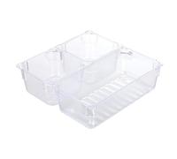 MAGICLULU 16 Piezas Caja De Almacenamiento De Cosméticos Organizador Cosmético De Escritorio Cestas De Almacenamiento De Plástico Cajones De Plastico Pd Plastico Alumno Constituir Tocador