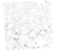 MAGICLULU 2 Decoración simulada de Cubos de Hielo decoración Fiesta Decoración práctica Bolsas Cristales para Manualidades Rocas de Cristal a Granel Rocas de Cristal de plástico el plastico