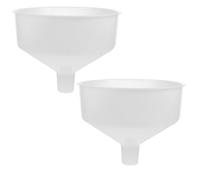 MAGICLULU 2 embudos grandes para cocina y uso comercial - Embudo de plástico de boca ancha para rellenar frascos, mermeladas, especias, líquidos, aceites y polvos.
