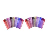 MAGICLULU 2 Juegos de Elegantes Bolsas de Vino con Cordón de 15 X 38 Cm de Organza para de Boda 15 Unidades