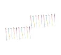 MAGICLULU 2 Juegos de Extensiones de Cabello para Niñas Accesorios para El Cabello con Clip Accesorios Multifuncionales para Bebés 10 Unidades