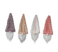 MAGICLULU 2 Juegos Juego De Botellas Navideñas Vino Fiesta Navidad Decoraciones Tapas De Botella De Muñeca Tapas De Botellas De Muñeca Tela De Felpa 4 Uds * 2