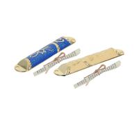 MAGICLULU 2 Juegos Mezuzá Metálica con Pergaminos Cases Retro para Puerta Decoración Judaica con Símbolos de Fe para y Protección del Hogar