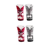 MAGICLULU 2 Juegos Tapa De Botella De Vino Oro Florero Cilíndrico Transparente Boj Planta Matraz Decoração Christmas Decor Home Decoracion Tapas De Botellas De Fiesta Hilo 2 Piezas * 2