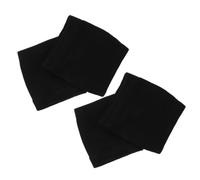 MAGICLULU 2 Pares Calcetines Negros Aplicables para Zapatos de Baile Antideslizantes de Poliéster para Suelos Lisos y Baile en Línea para Hombres y Mujeres
