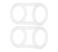 MAGICLULU 2 Piezas Anillo de Sellado para Máquina de Helado, Anillo de Junta Sellado de Silicona Blanco, Fácil Instalación, Mantiene la Elasticidad, para Cocina Comercial y Elaboración