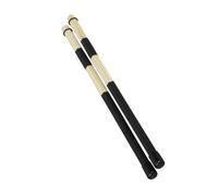 MAGICLULU 2 piezas Baquetas de Bambú Negras para Percusión Resistentes y Ligeras para Batería y Conjuntos Juveniles