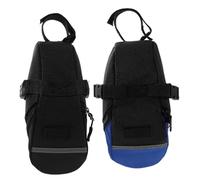 MAGICLULU 2 Piezas Bolsa para Sillín de Bicicleta de Montaña Gran Capacidad Resistente Nylon Ligero Diseño Compacto para Ciclismo al Aire Paquete de Almacenamiento bajo Asiento Azul y Negro