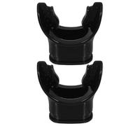 MAGICLULU 2 Piezas Boquilla de Silicona Moldeable para Buceo Accesorio para Regulador y Tubo de Esnórquel Resistente al Agua Ergonómica y Cómoda para Adultos Equipo de Buceo Esencial Negro