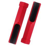 MAGICLULU 2 Piezas Bruñidor de Puntas de Taco de Billar Pulidor de Tacos de Billar Rojo Plástico y Arena Moldea la Punta Ayuda a Retener la Tiza
