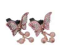 MAGICLULU 2 Piezas Clip de Perfume de Perla Borlas de Gemas de Imitación para Coche Decoración Interior de Coche Clip para Ventilación para Uso el Salpicadero o Cerca Salidas de Aire