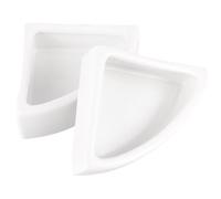MAGICLULU 2 Piezas Cuenco de Cerámica Grueso para Reptiles y Lagartos Diseño Triangular Antiescape, Comedero y Bebedero Adecuado para Alimentación Segura en Terrarios