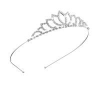 MAGICLULU 2 Piezas Diadema De Mujer Diademas Adornadas Para Mujer Diadema Con Diamantes De Imitación En La Frente Hombres Sombrero Cruz Festival Las Flores Diamante De Imitación Novia