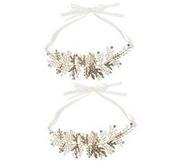 MAGICLULU 2 Piezas diadema nupcial enredadera artificial accesorios para el cabello las niñas tocados novia tiaras novia accesorio para el cabello boda diadema boda chica velo
