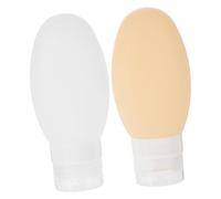 MAGICLULU 2 Piezas envases de líquidos de tocador contenedores de artículos de tocador loción corporal champú travel botellas de viaje accesorios botellas de liquido para viajar Francés