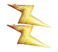 MAGICLULU 2 Piezas Globo Relámpago Globos De Cumpleaños Decoraciones De Fiesta De Electricista Globos De Aluminio Decoraciones Flash De Fiesta De Cumpleaños Yellow Película De Aluminio