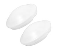 MAGICLULU 2 Piezas Lámparas de Techo Redondas Blancas Cubiertas de Luz para Baño Difusores de Luz de Plástico Resistentes para Dormitorio Cocina y Repuesto para Lámparas Colgantes