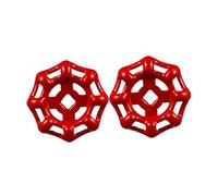 MAGICLULU 2 Piezas Manillas de Rueda de Hierro para Válvulas Repuesto Resistente para Grifos de Agua Diseño y Fácil Instalación para Jardines y Cocinas