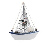 MAGICLULU 2 Piezas Modelo De Vela Temático Bote De Juguete Decoración De Náuticos Decoración del Hogar Decorativo Decoración De Botes Superficie De La Mesa Navegación Pequeño Madera