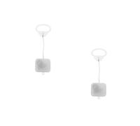 MAGICLULU 2 Piezas Movimiento Musical Música De Relojería Timbre De Cama para Campana De Mano Mecanismo De Cuerda Tire del Timbre Accesorio De Campana De Juguete Blanco Páginas