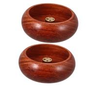 MAGICLULU 2 Piezas Quemador De Incienso Cuenco De Incienso Soporte para Conos De Incienso Porta Incienso Cono Titular De Palo Santo Porta Incienso Japonés Soporte para Incienso Madera