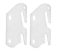 MAGICLULU 2 Piezas Soportes para Cama de Madera Gancho Resistente Placa para Estructura de Cama Accesorios de Montaje Fácil y Duradero