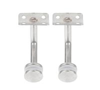 MAGICLULU 2 Piezas Soportes para Pasamanos de Acero Inoxidable Resistentes y Montados Pared Accesorio Duradero para Balaustradas y Escaleras para Decoración Moderna