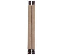 MAGICLULU 2 Piezas Varillas de Madera para Caligrafía y Pintura con Cabezal de Eje, Suministros Estables y Confiables para Montaje en Dibujo y Escritura Artística