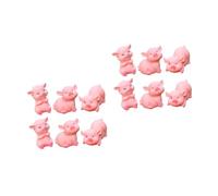 MAGICLULU 2 Series Adorno De Cerdito Juguetes Divertidos Adornos De Jardín Contador De Dinero Alcancía Decoración Divertidos De Jardín Dinosaur Piggy Bank Cerdos Resina 6 Piezas
