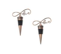 MAGICLULU 2 Tapones de Metal para Botella de Vino Elegantes y Creativos, Sellado Hermético, Fáciles de Usar, para Fiestas y Uso en Casa, Pack de 2 Unidades