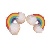 MAGICLULU 2 Uds Toallas De Baño De Arcoíris Toallas De Baño Para Niños Paños De Baño Toallas De Baño Esponja De Baño Toallas Paños De Baño Toalla De Baño O