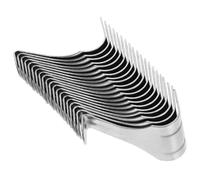 MAGICLULU 20 Ganchos S para Rieles de Cuadros, Colgadores de Cuadros de Alta Tenacidad, Resistentes Intemperie y Óxido, para Colgar Imágenes y Decoración en Interiores, Pack 20 Unidades