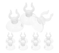 MAGICLULU 20 Piezas Clip de Ventosa para Acuario Fijación Segura para Tubos | Abs, Instalación Fácil y Estable, para Manguera y Tubo de Pecera, Soporte Fiable en Tanque