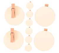 MAGICLULU 20 Piezas Clips de Madera Redondos Mini para Manualidades Señales y Notas Pinzas Pequeñas Reutilizables para Decoración y Organización